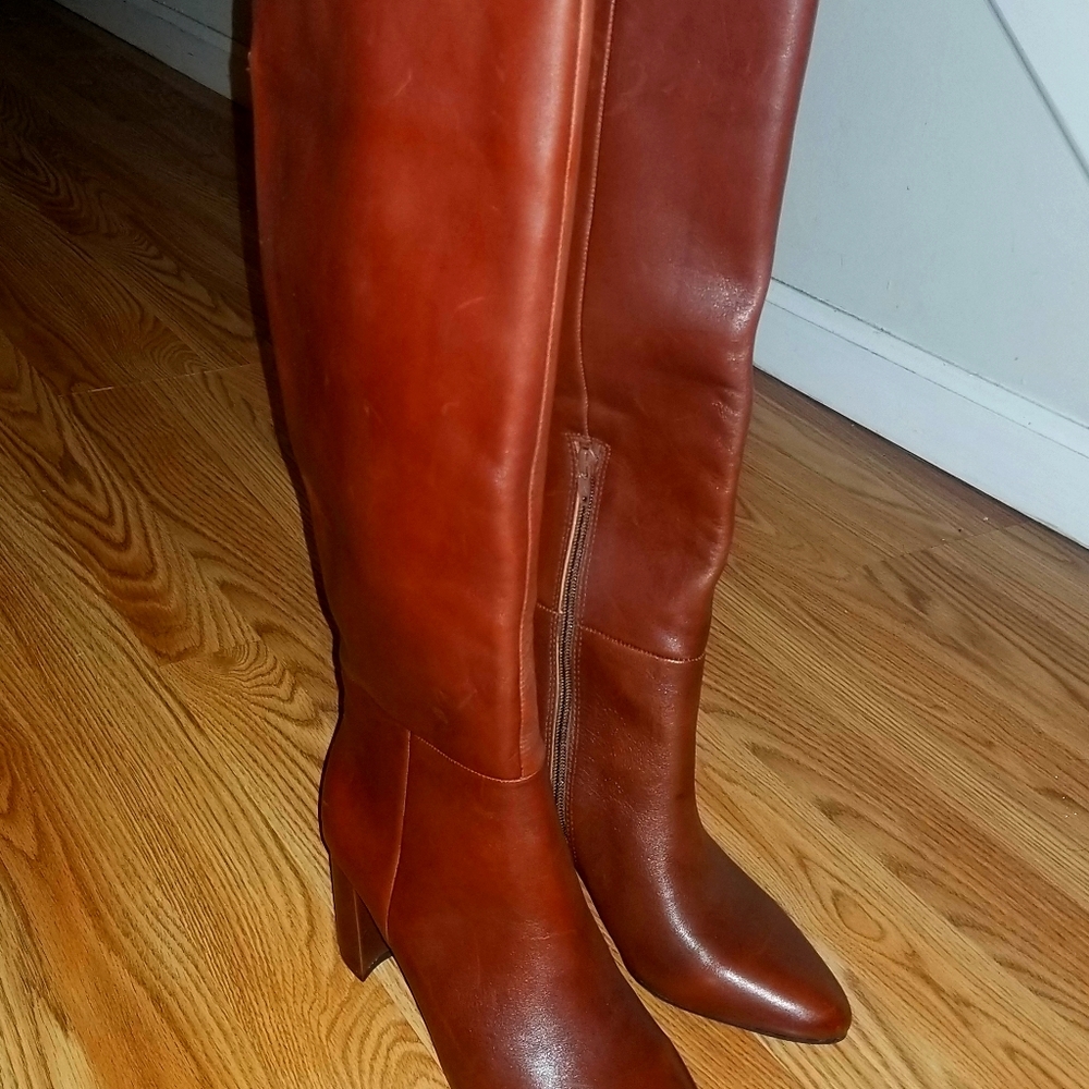 Beautiful Aerosole Cognac Knee Boot